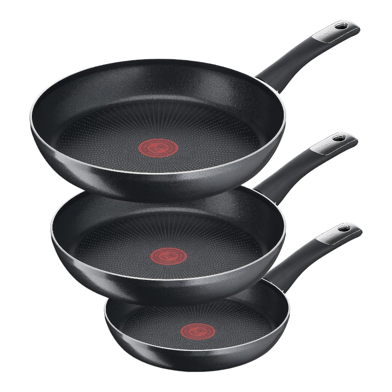 JUEGO DE SARTENES 20 24 Y 30 HARD TITANIUM No TFB2540782M