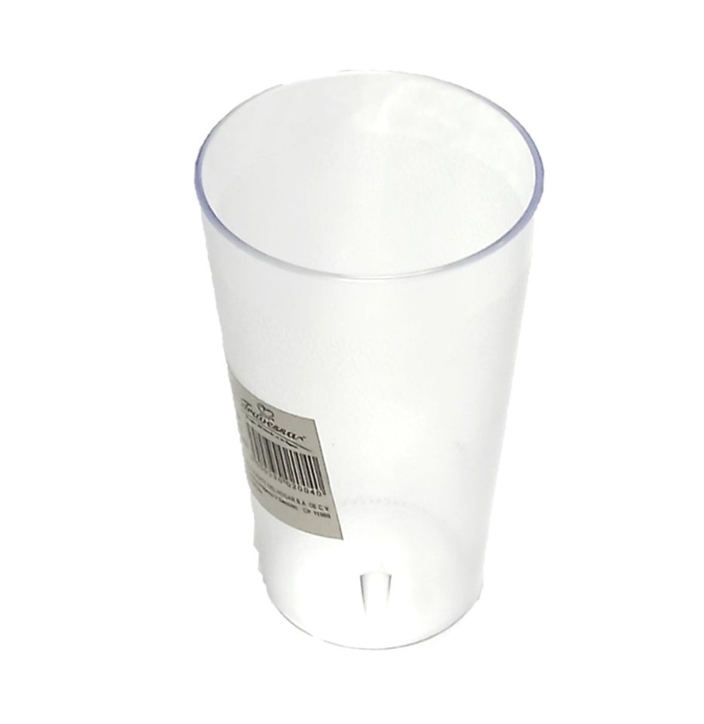 [060968] VASO TRANSPARENTE "PC" 12OZ, 7.4x13cm - 023-002-004