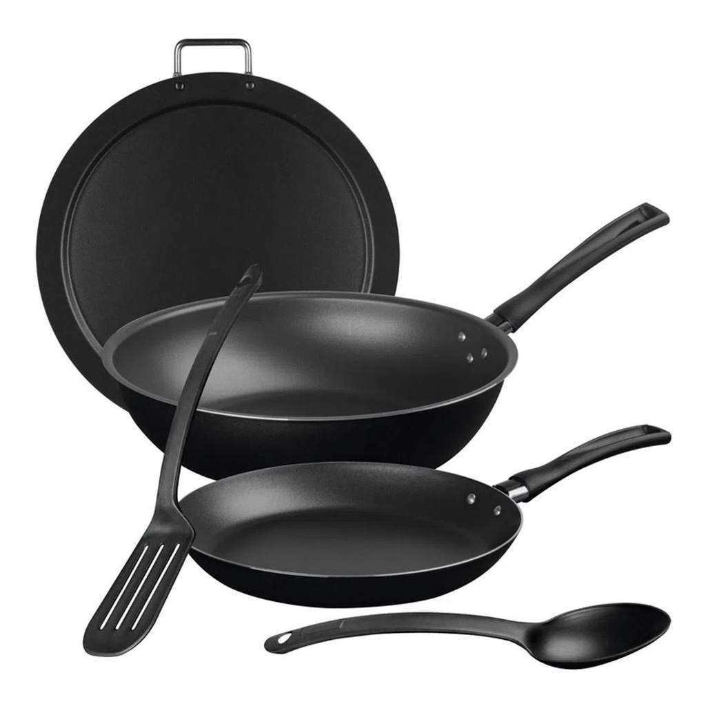 BATERÍA DE COCINA DELEITE DE 5 PIEZAS