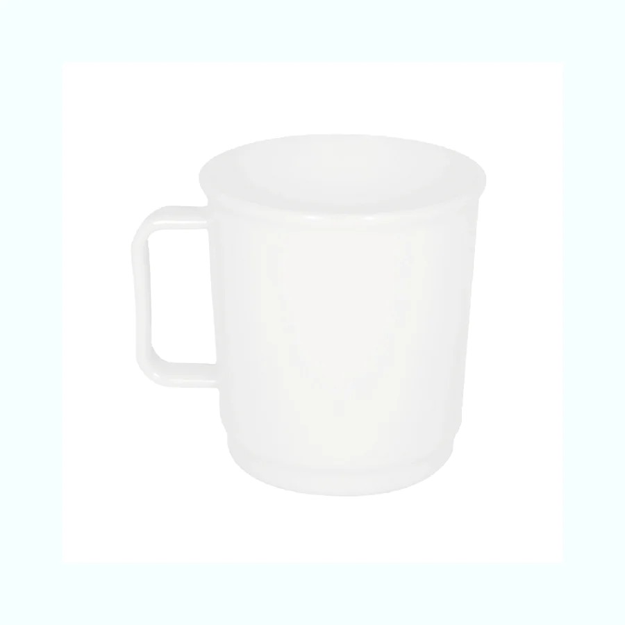 TAZA BLANCA MELAPLASTIC 400 ml MX-117W