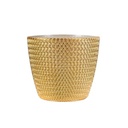 MACETA EMMA REDONDA METALIZADA #6 No. 3002