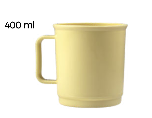 TAZA MELAPLAST COLORES PASTEL 400 ml No MX-117P