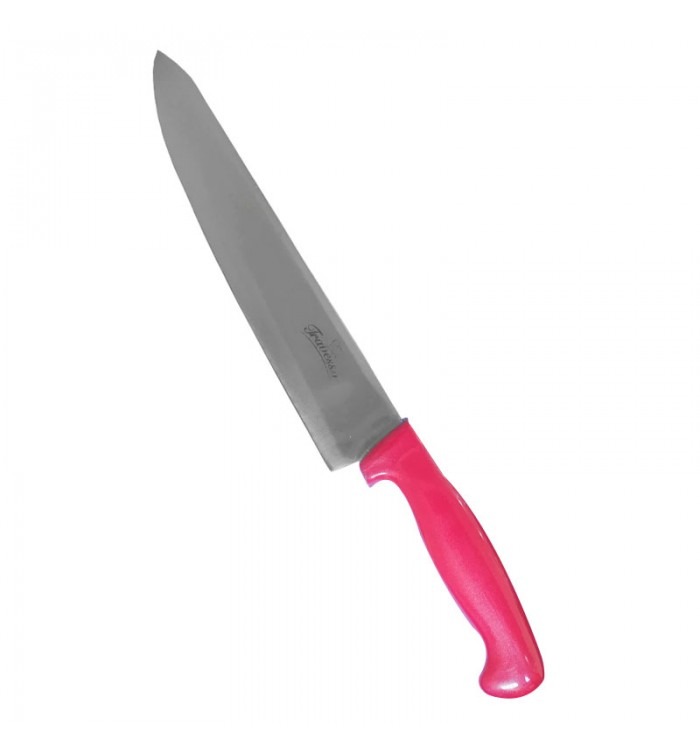 CUCHILLO CHEF 12" ROJO OBLICUO - 152-101-512