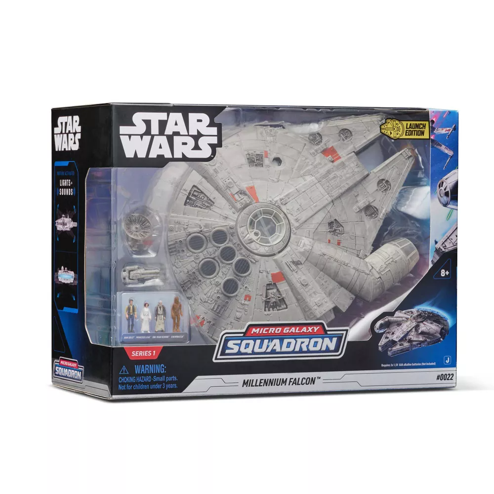 MICRO GALAXY SQUADRON MILLENNIUM FALCON 9" #0022