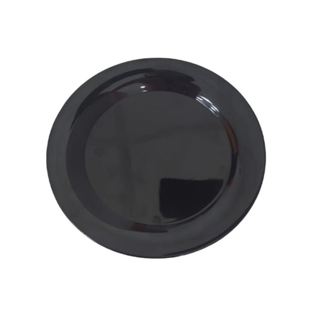 PLATO TRINCHE 22.9cm MELAMINA NEGRO DIAMANTE - 105-015-108