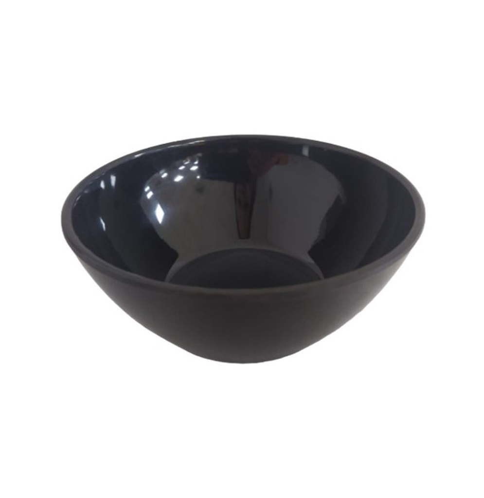 TAZÓN SOPERO 14.5cm MELAMINA NEGRO DIAMANTE - 105-015-109