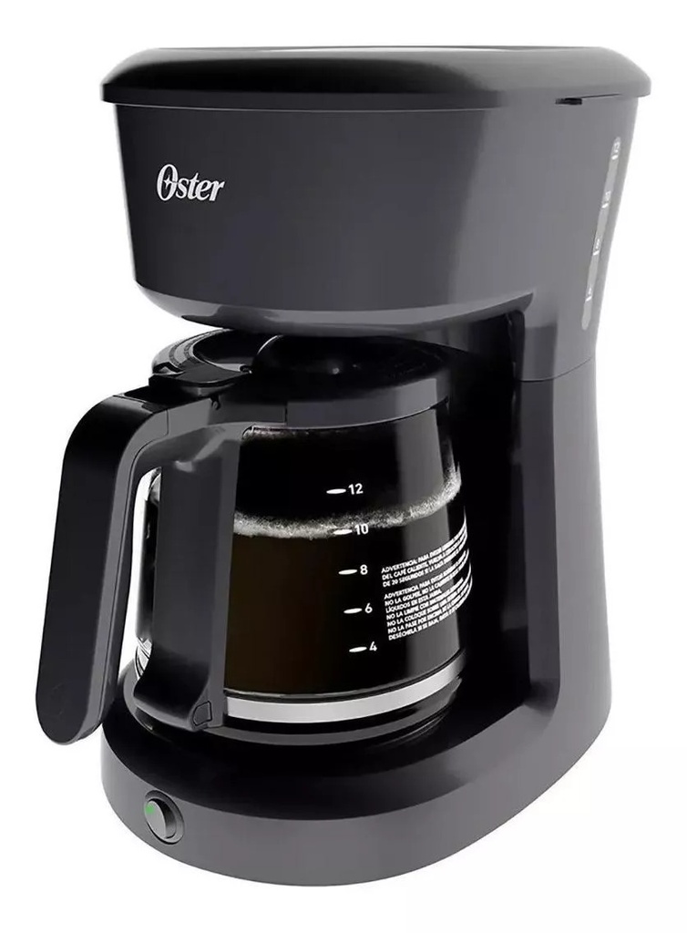 CAFETERA SEMI AUTOMÁTICA DE 12 TAZAS OSTER NEGRA - OSBVSTDCS12B-013