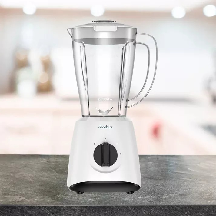 LICUADORA 2 VELOCIDADES CON PULSO PLASTICO 400W DECAKILA - KUJB001W