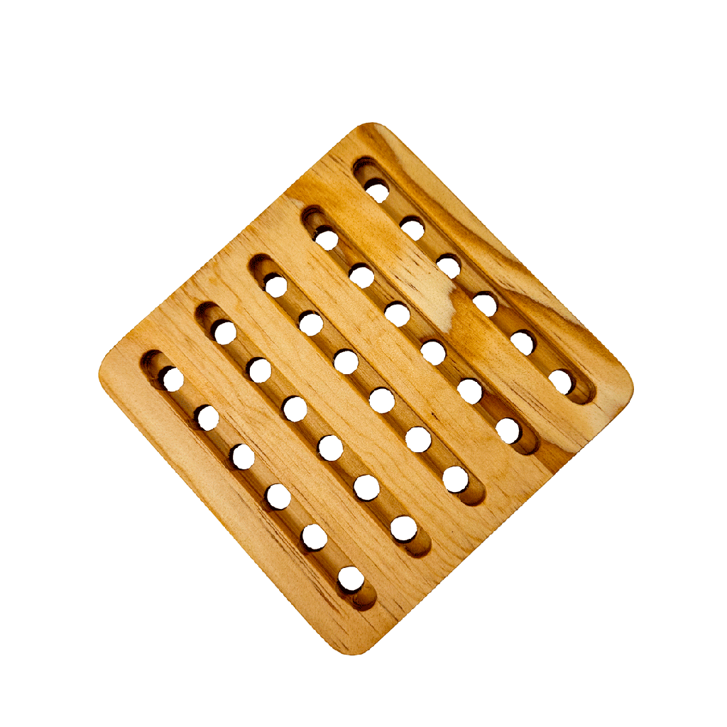 PORTA CALIENTE DE CALOR MADERA DE PINO