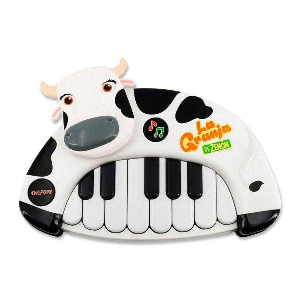 TECLADO MUSICAL VACA LOLA DE LA GRANJA DE ZENÓN - 1057