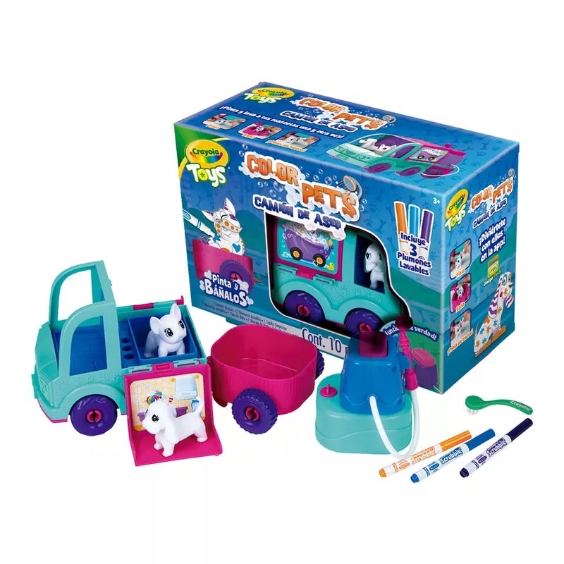 [061902] CRAYOLA CAMIÓN DE ASEO DE COLOR PETS - 747368M000