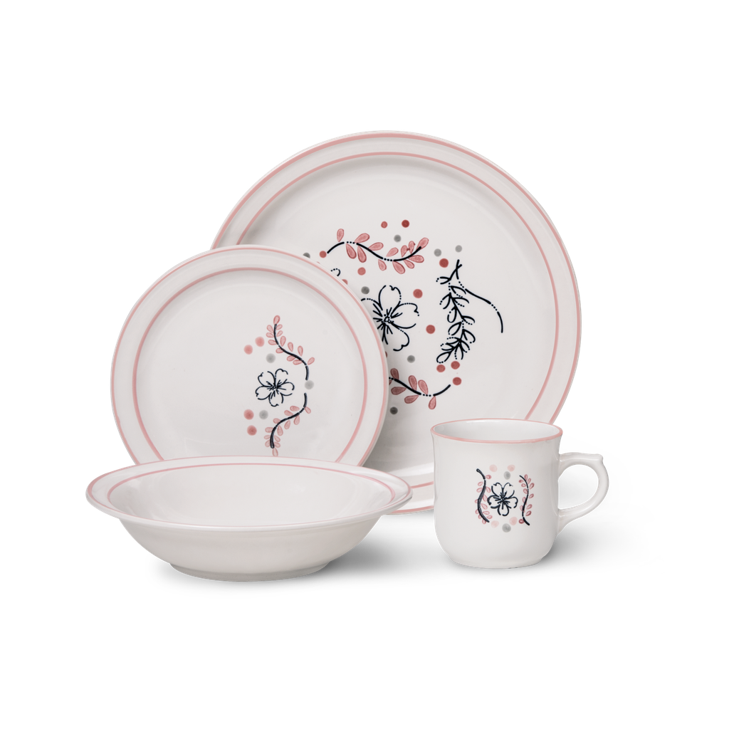 [062090] VAJILLA GLADIOLAS DE 16 PIEZAS - 320151