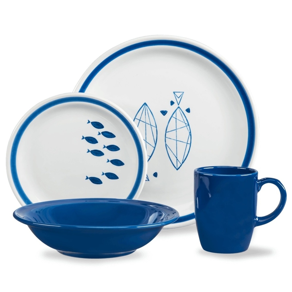 [062091] VAJILLA BAHAMAS DE 16 PIEZAS Y-102 - 319097