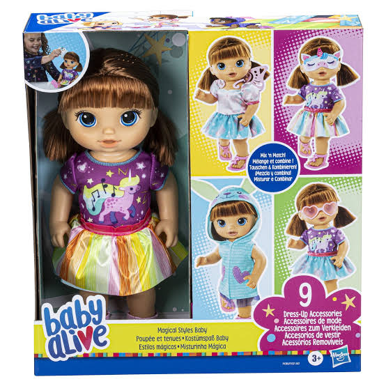 [062130] BABY ALIVE MUÑECA ESTILOS MÁGICOS - F4385