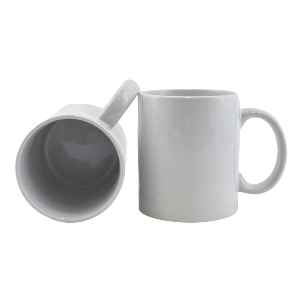 TAZA DE CERÁMICA LISA BLANCA PARA SUBLIMACIÓN - TABS-1