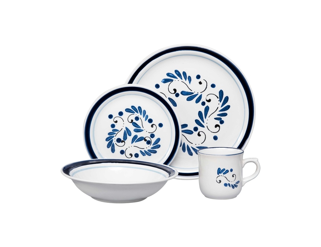 VAJILLA SANTA ANITA TALAVERA PUEBLA DE 16 pzas - 317252