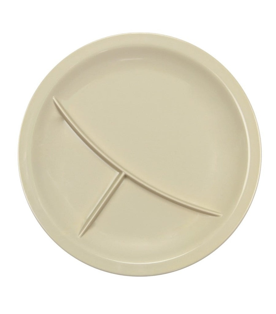 [062271] PLATO DE 3 DIVISIONES 9" DE MELAMINA BEIGE D08 - 004-008-126