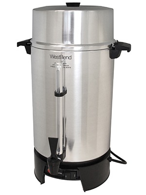 CAFETERA PERCOLADORA WEST BEND DE 100 TAZAS - 33600