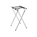 DESCANSO PORTA CHAROLAS / CABRILLA PLEGABLE DOBLE DE ACERO INOXIDABLE - DS0600