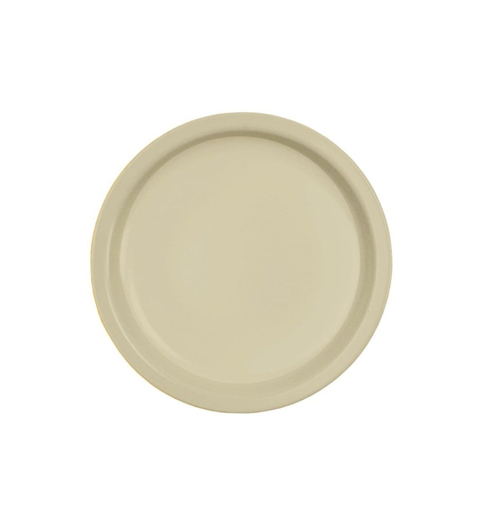 PLATO PASTELERO 7.5" DE MELAMINA BEIGE D08 LIGERA - 004-008-504