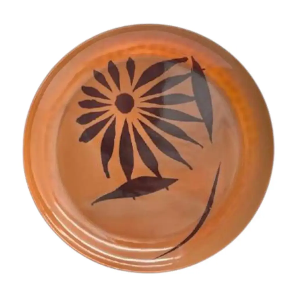 PLATO TRINCHE 10" MELAMINA TIPO BARRO - 003-070-047