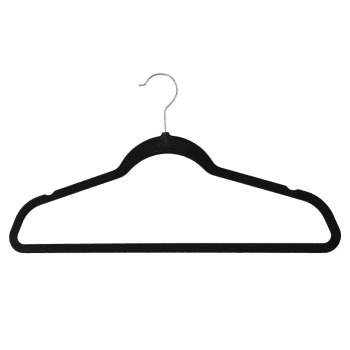 GANCHO PARA COLGAR NEGRO DE TERCIOPELO MM