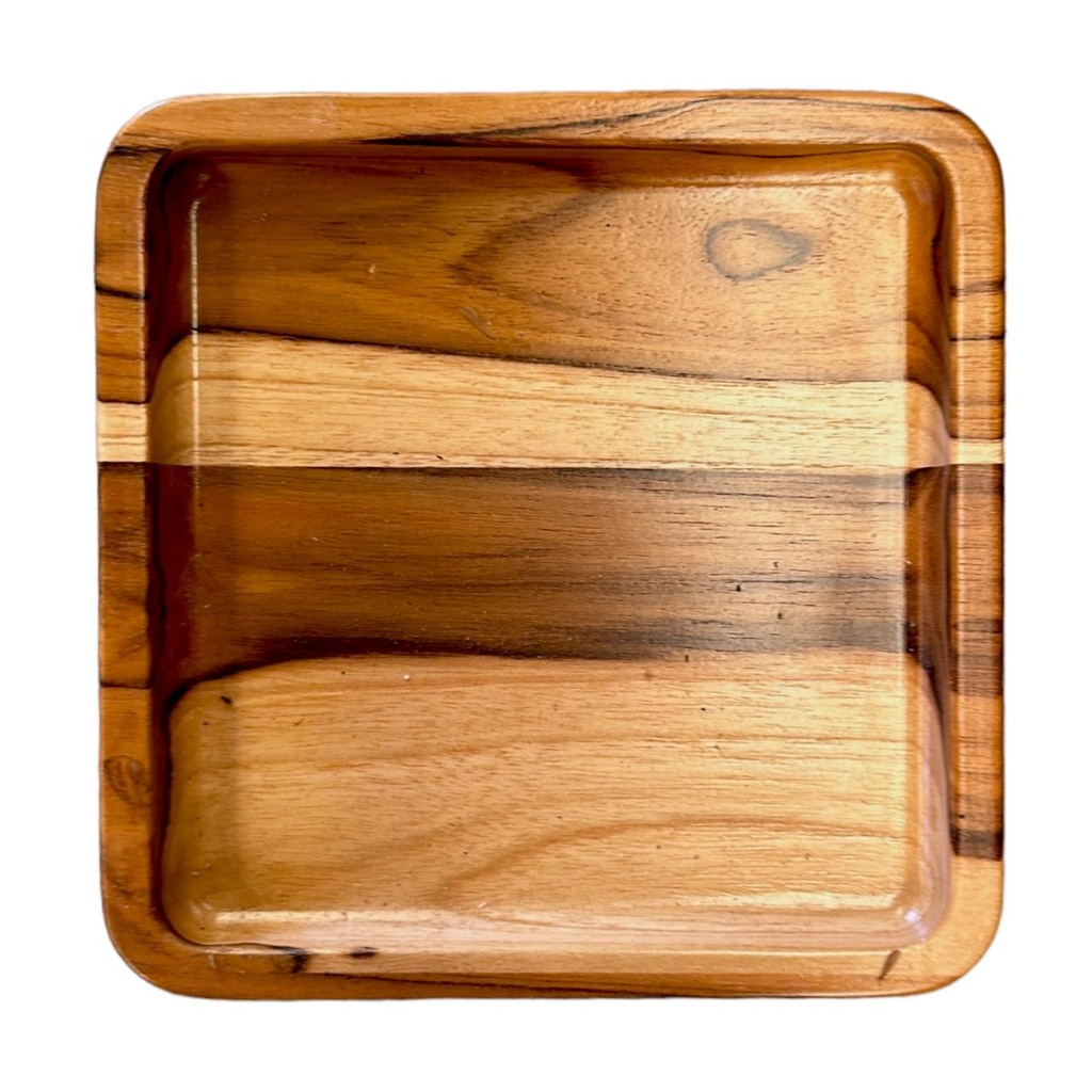 BANDEJA CUADRADA DE TECA