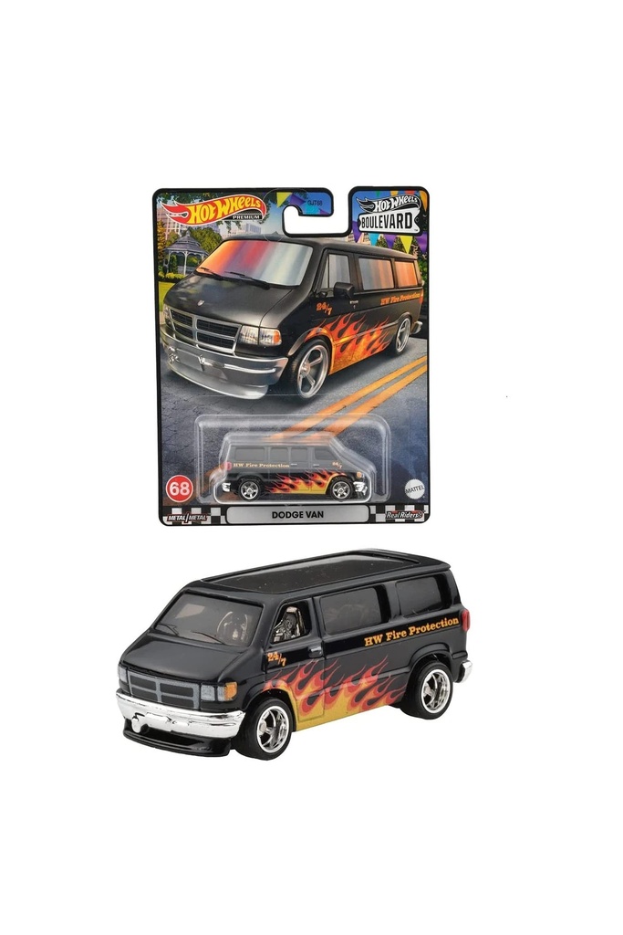 HW PREMIUM REAL RIDERS METAL-METAL - DODGE VAN