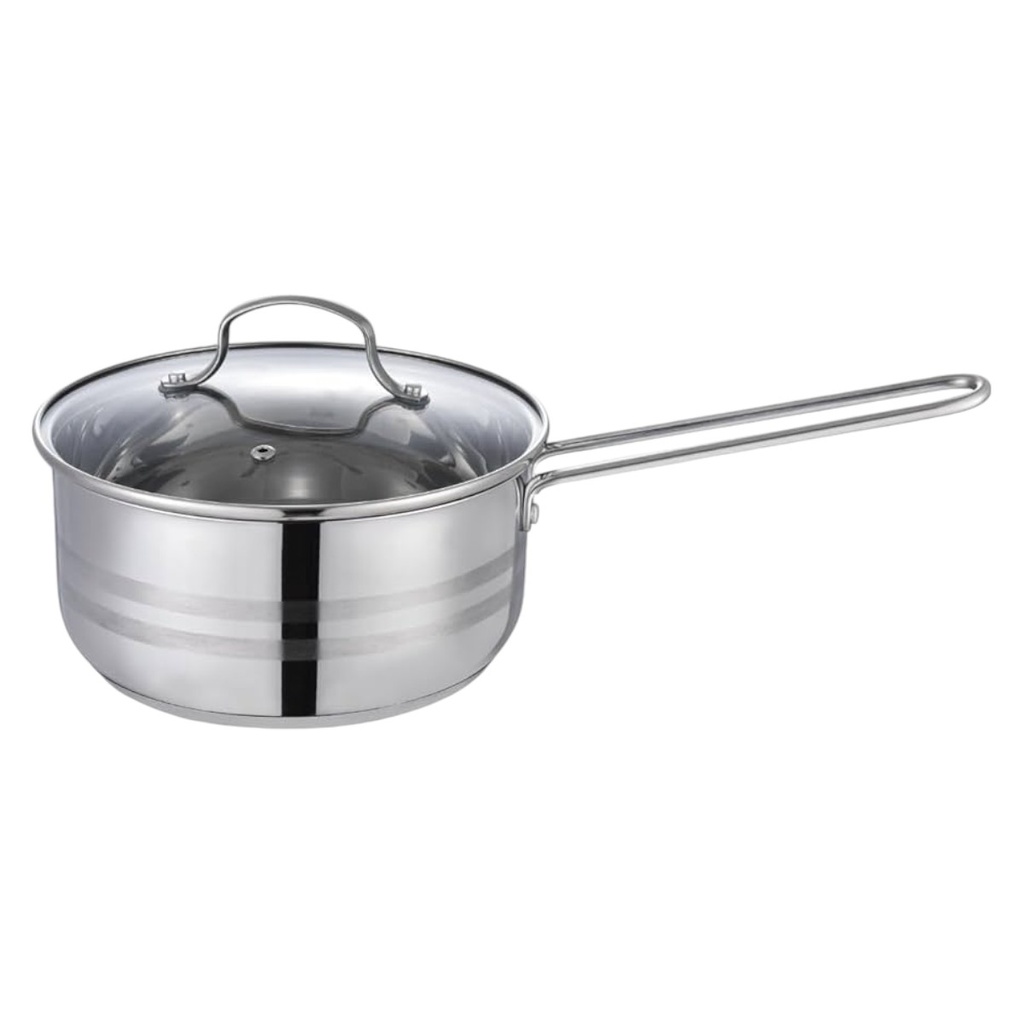 CAZO DE ACERO INOXIDABLE CON TAPA 20 cm - Y105-CA20