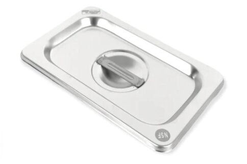TAPA PARA INSERTO 1/3 DE ACERO INOXIDABLE 201 DE 6mm NSF - 058-101-052
