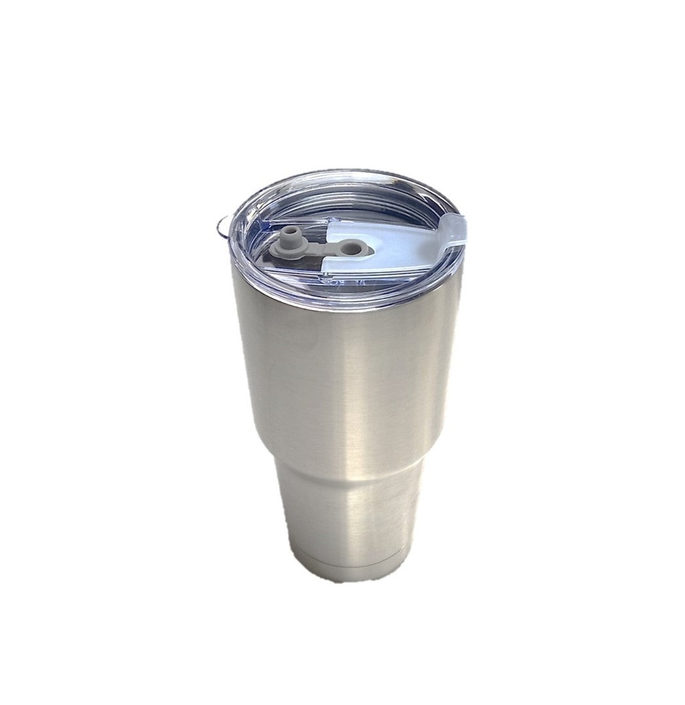 VASO TERMO DE ACERO INOXIDABLE GRIS 30 oz - 150-201-030