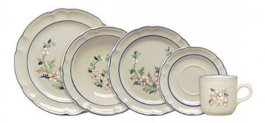 VAJILLA VICTORIA PARA 6 COMENSALES CON ENVULTURA (30 PIEZAS)