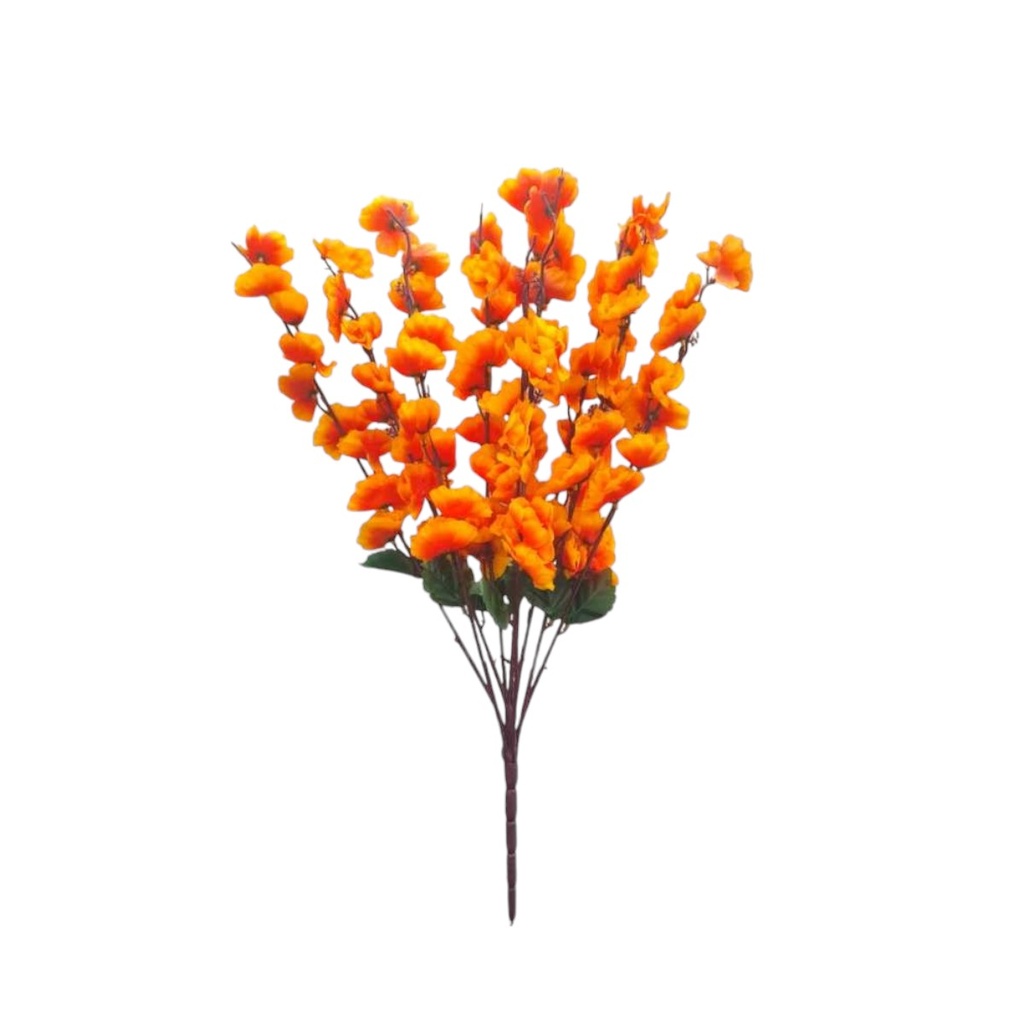 RAMO DE DURAZNO 9 VARAS NARANJA 58CM - 5869862