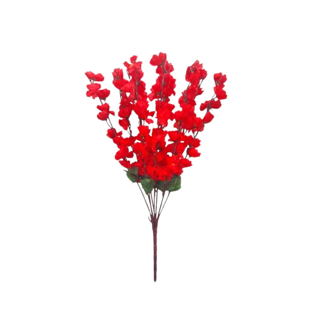 RAMO DE DURAZNO 9 VARAS ROJO 58CM - 5869848