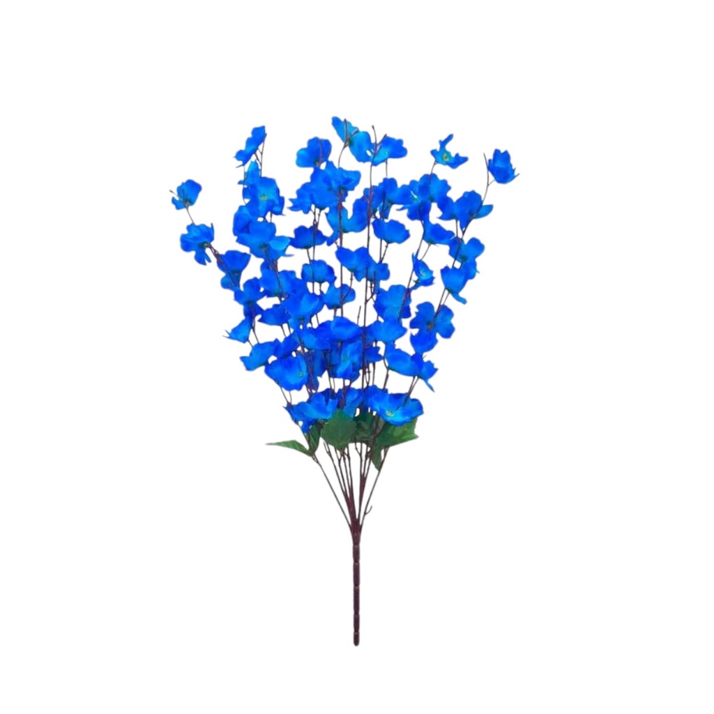 RAMO DE DURAZNO 9 VARAS AZUL 58CM - 5869831