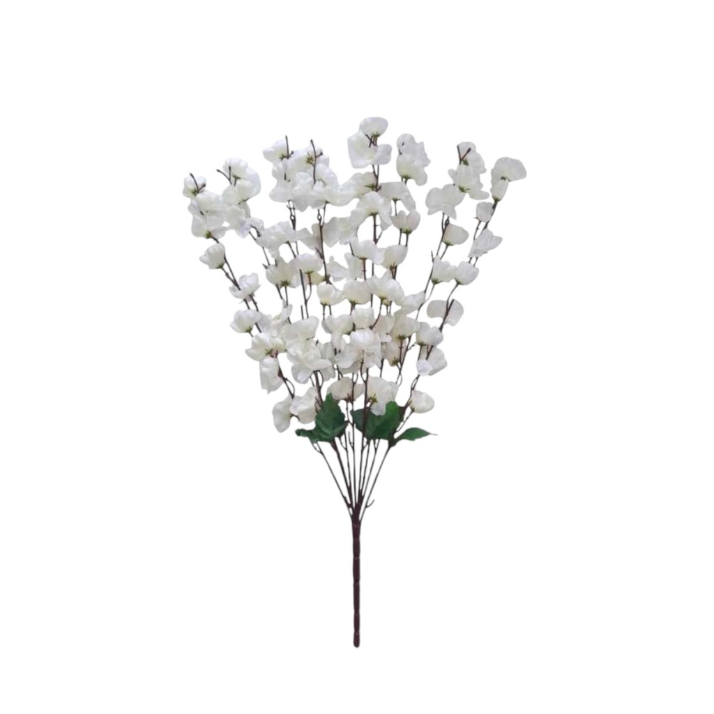 RAMO DE DURAZNO 9 VARAS BLANCO 58CM - 5869800