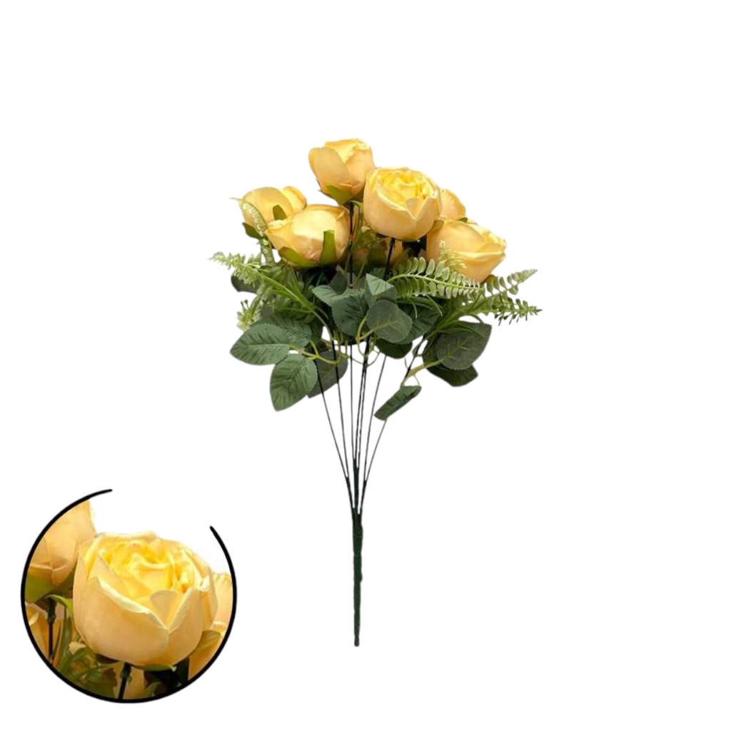 RAMO FLOR 7 VARAS 44CM CHAMPAN - 5868391