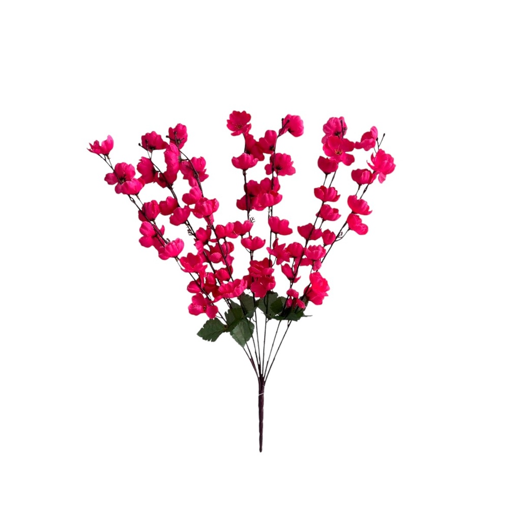 RAMO DE DURAZNO ROJO 7 VARAS 56CM - 5852086