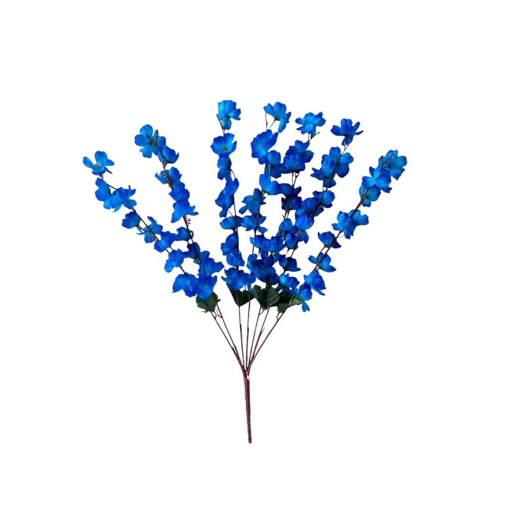 RAMO DE DURAZNO AZUL 7 VARAS 56CM - 5852079