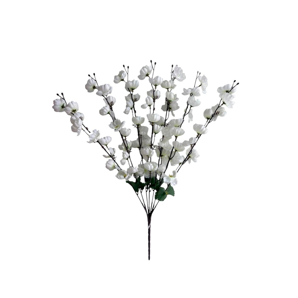 RAMO DE DURAZNO BLANCO 7 VARAS 56CM - 5852048