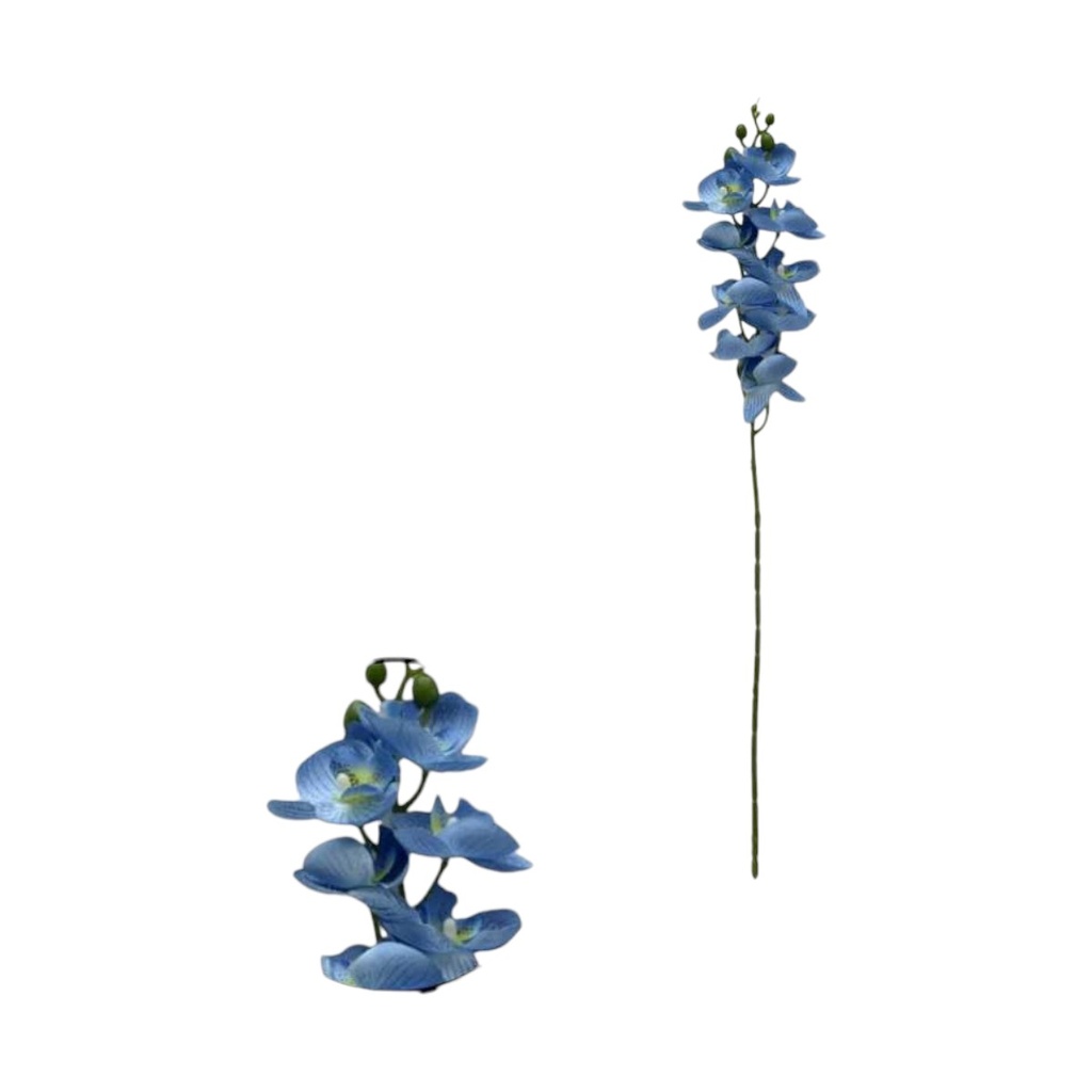 VARA ORQUIDEA 9 CABEZA 58CM AZUL - 5814025