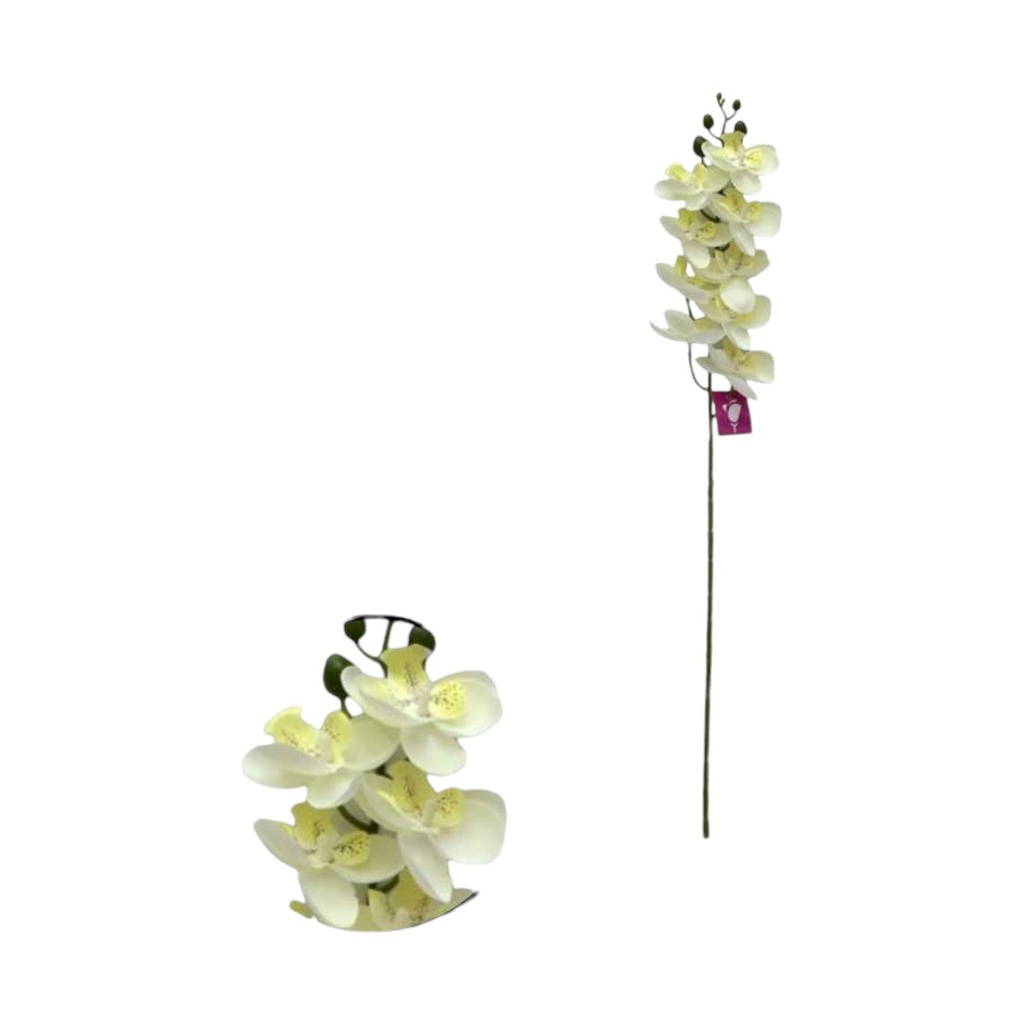VARA ORQUIDEA 9 CABEZA 58CM CREMA - 5814001