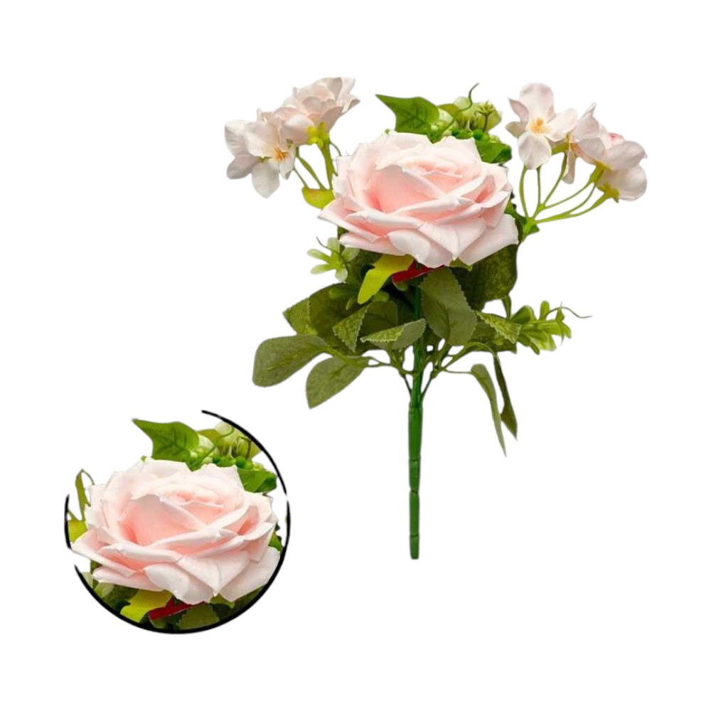 FLOR MINI 28CM ROSA - 5813158