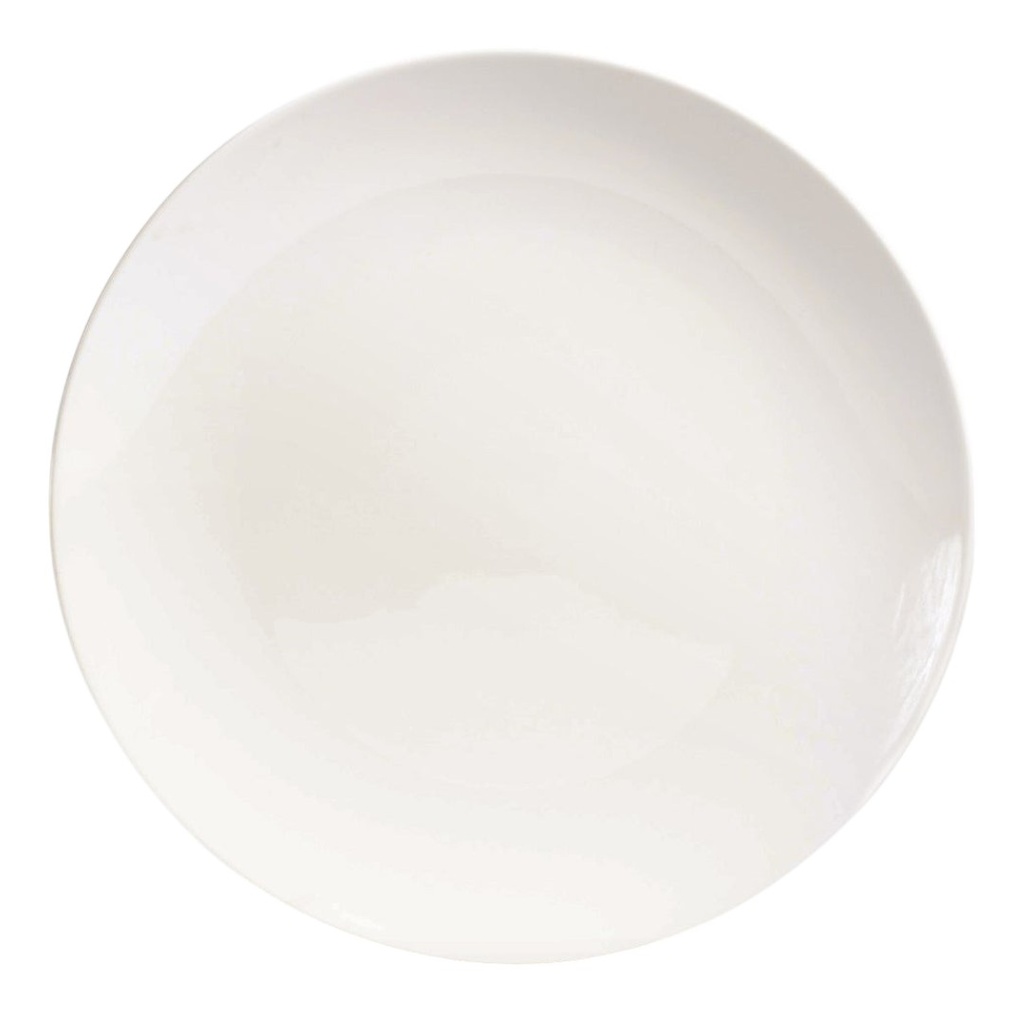 PLATO TRINCHE DE CERÁMICA 10.5" BLANCO - HG176C6