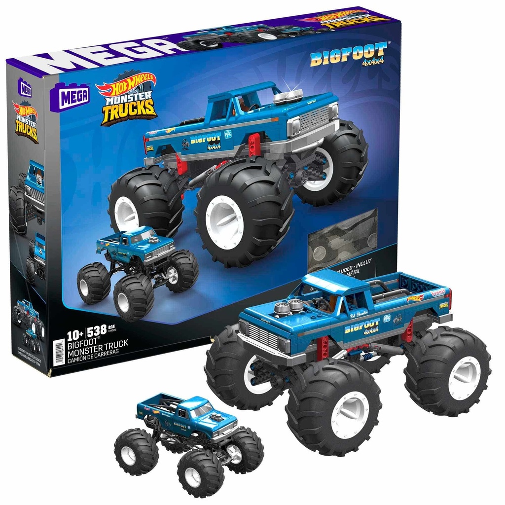 MEGA HW MONSTER TRUCKS BIGFOOT 4x4x4 - HHD20