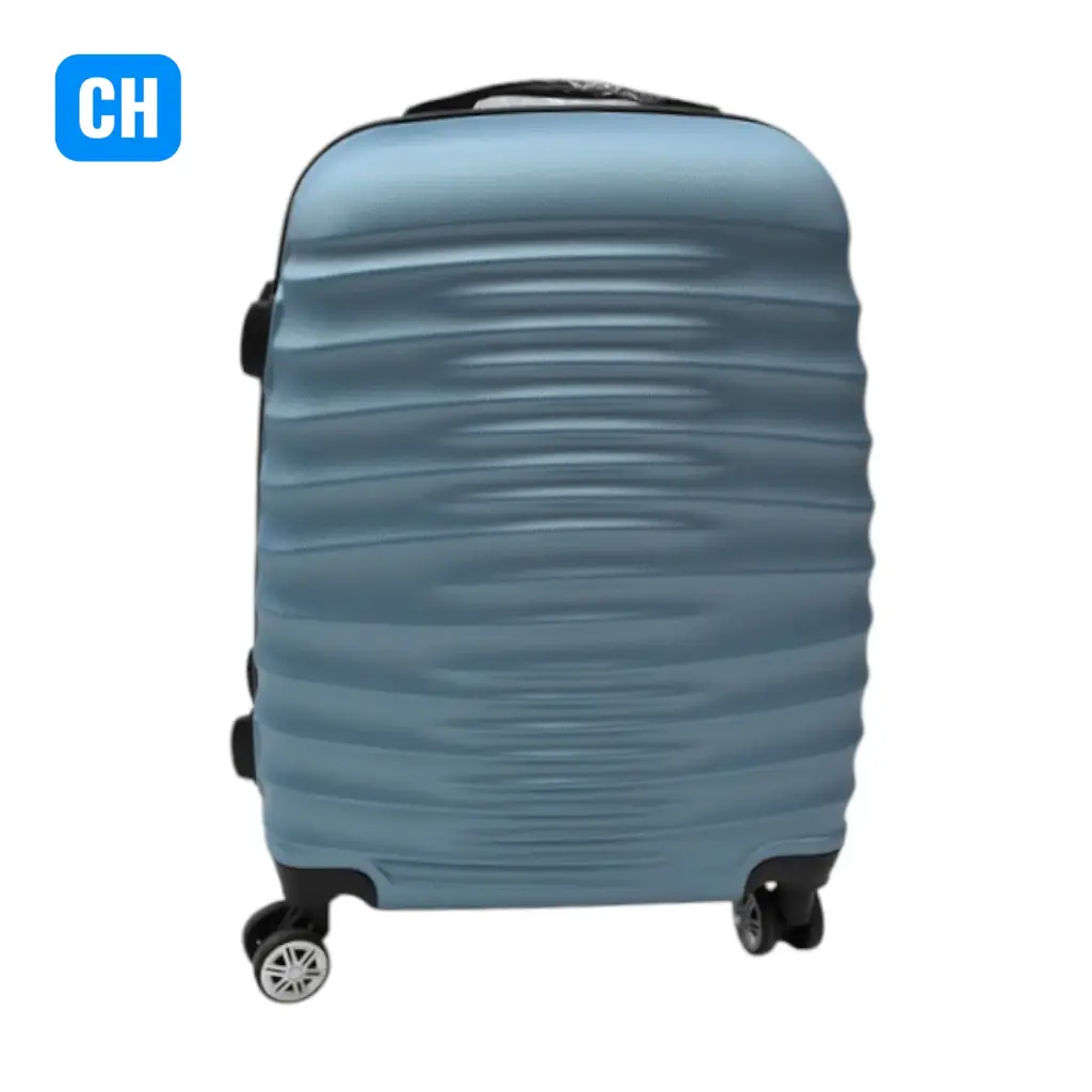 MALETA ABS OVALADA CON DOBLE LLANTA PARA CABINA 18-21" CHICA 