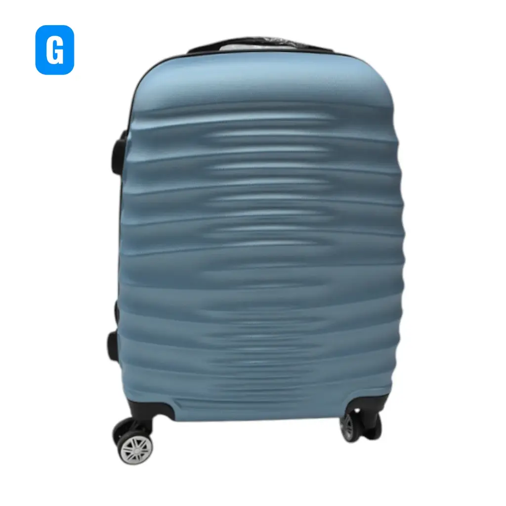 [063971] MALETA ABS OVALADA CON DOBLE LLANTA 26-29" GRANDE 