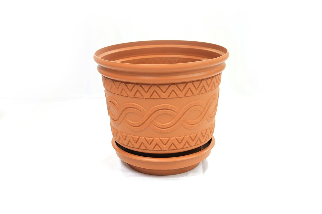 MACETA DE PLÁSTICO AZTECA - 113