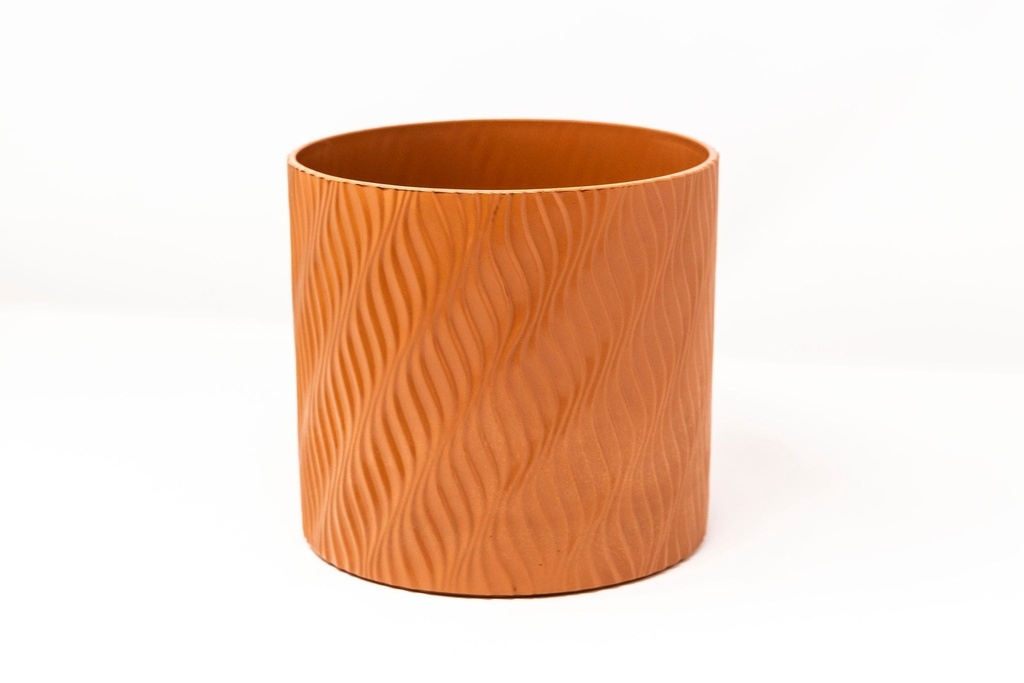 MACETA DE PLASTICO ONDULADA - 1008