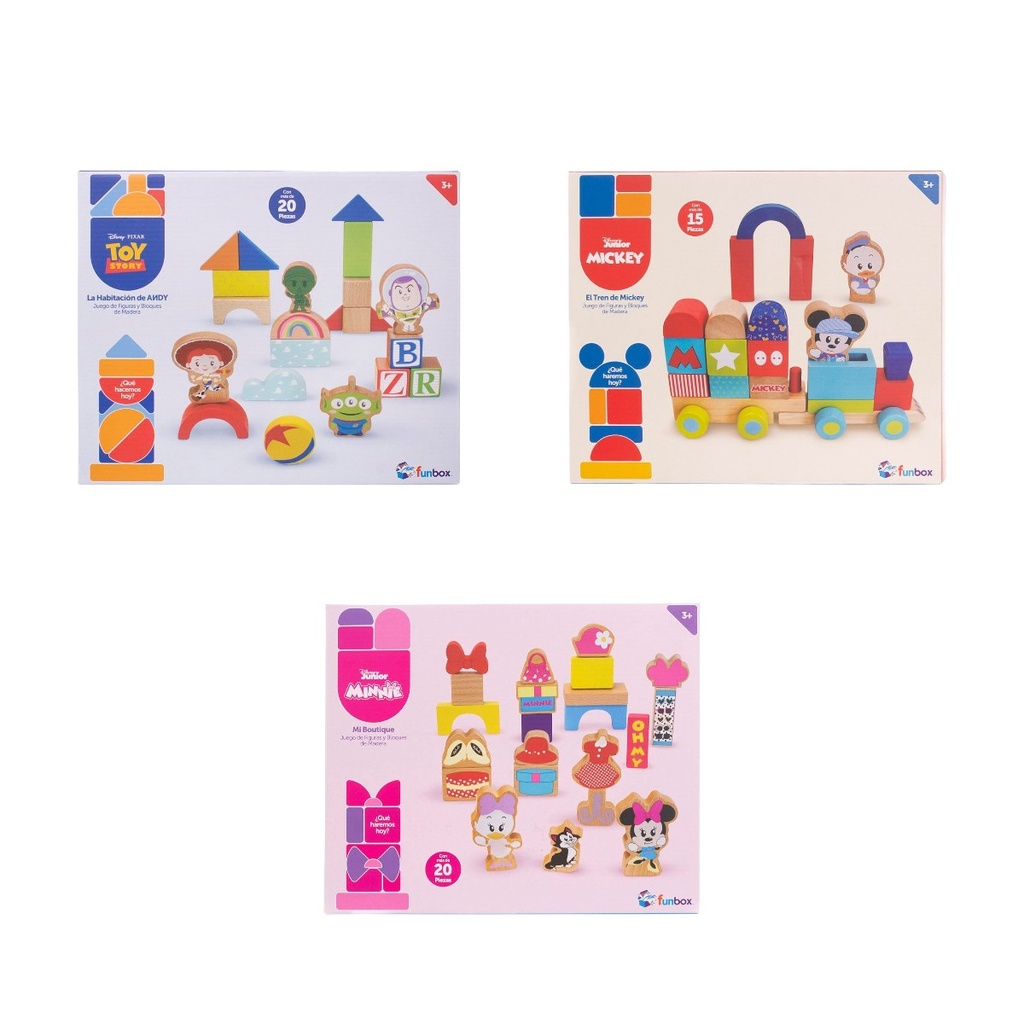 BLOQUES DE MADERA DISNEY - 168912 VARIOS MODELOS